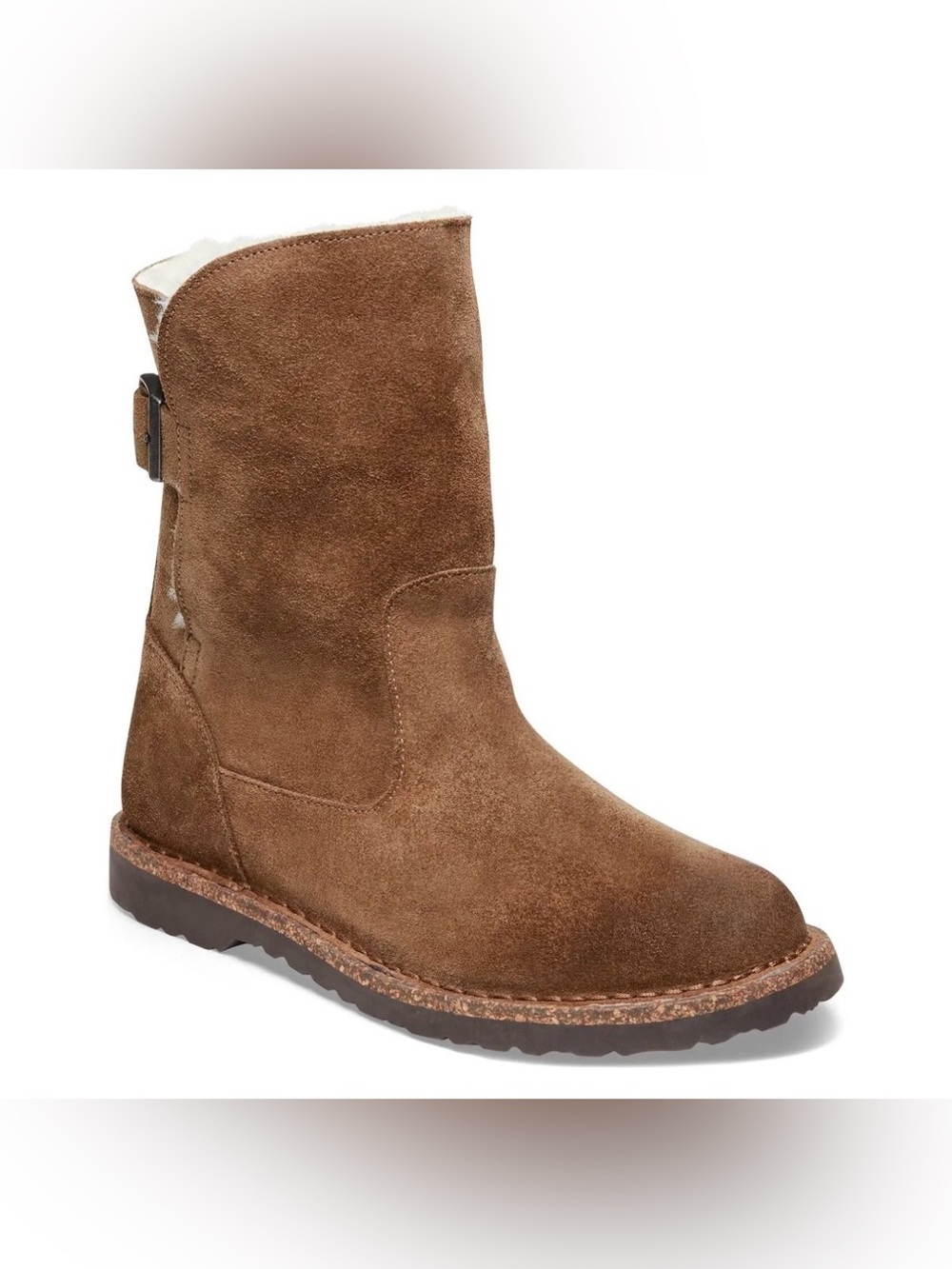 Birkenstock Uppsala Shearling Leather Brown Boots Size 39/8